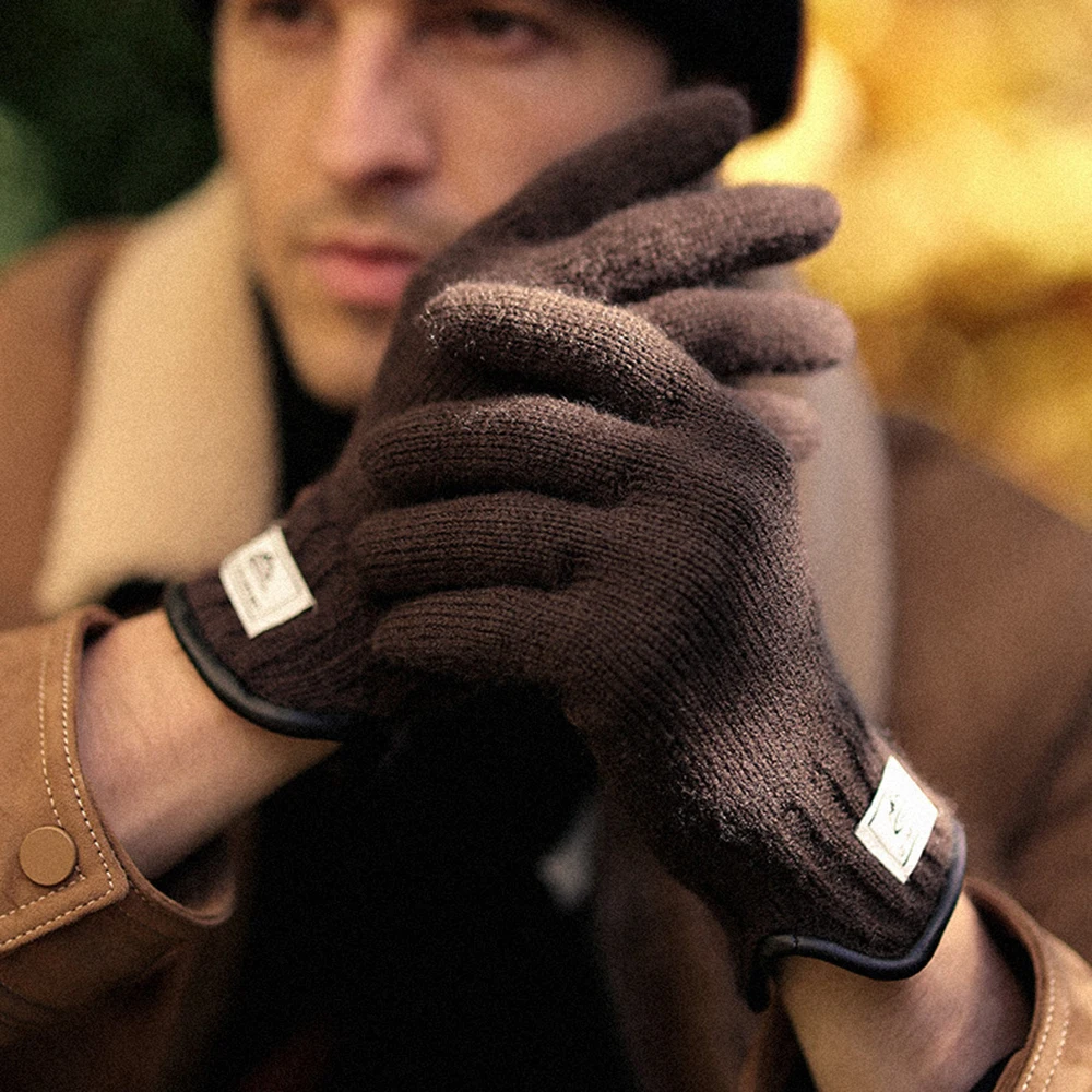 Gants d'hiver avec écran tactile pour hommes et femmes, matériau Cola tic Smile, pêche en plein air, voyage, rendez-vous, shopping, accessible