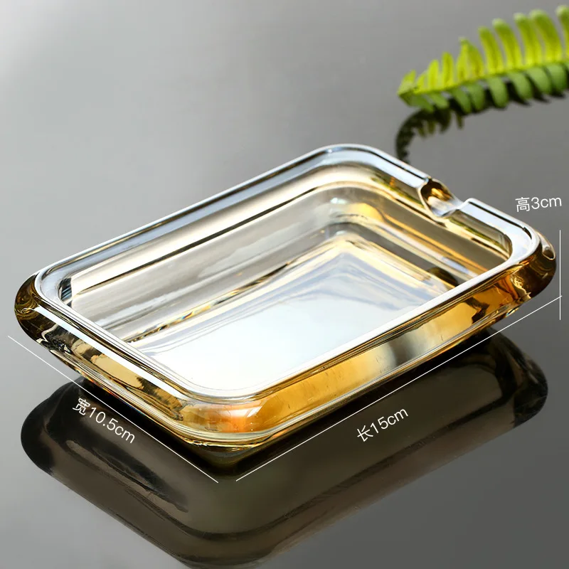 حركة تركيب الصابون الزجاجي، صندوق صابون مزخرف صحي للاستخدام اليومي طويل الأمد #5