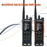 Baofeng DM-32 GPS DMR DIgital APRS Walkie Talkie AES256 Encryption 8W Air Band FM 2M 70CM GMRS Dual Band Radio DM-32UV