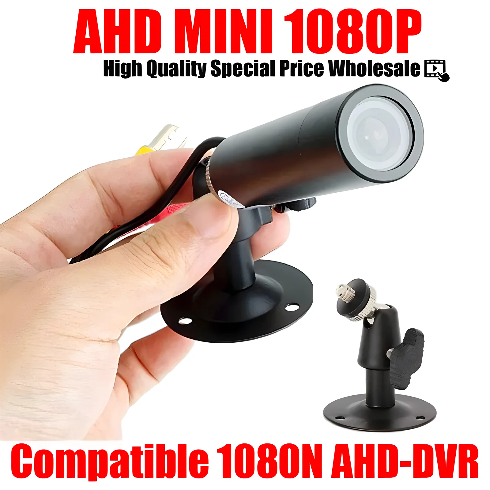 

Multi-lens optional Metal Penholde Bullet Security Cctv Camera Mini Ahd 1080P Hd 2mp Surveillance Waterproof Ip66 Have Bracket