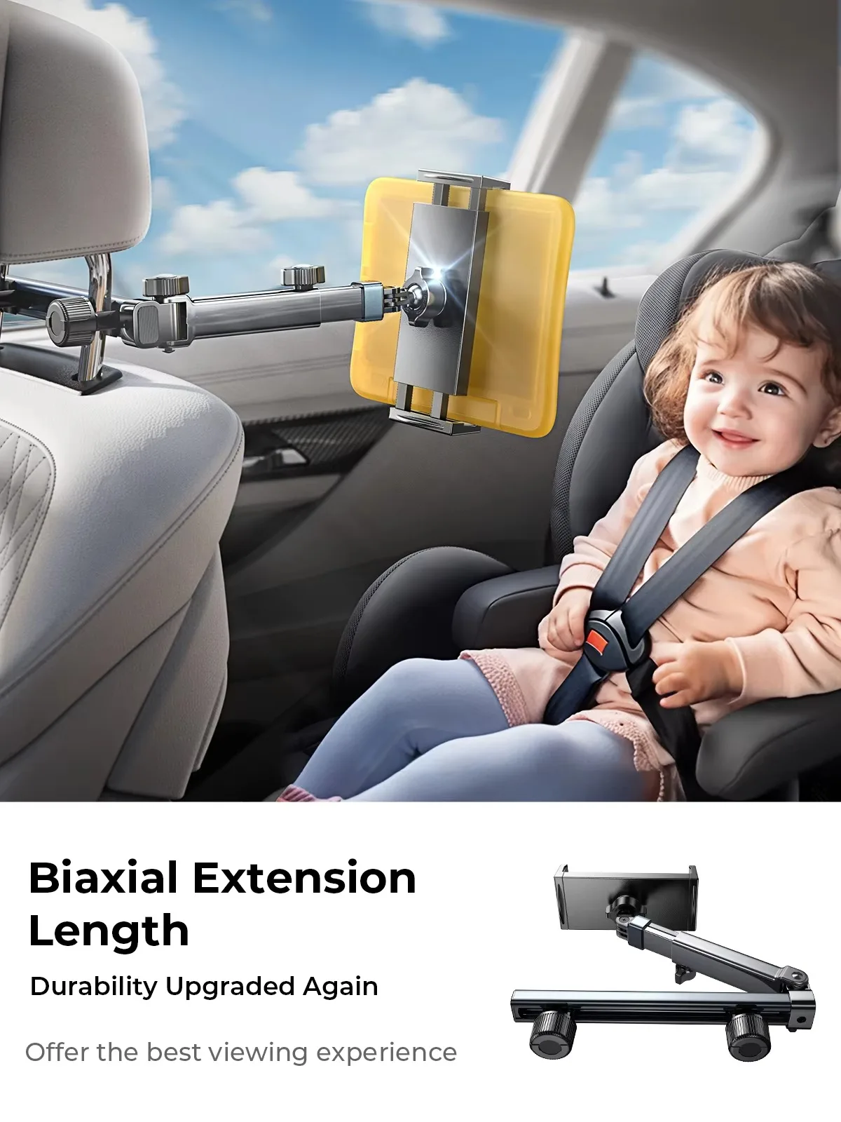 

Lisen 2025 Trending Compatible with iPad Pro Fire 3in 1 Foldable Extension Longer Stable laptop Headset Holder for Kids