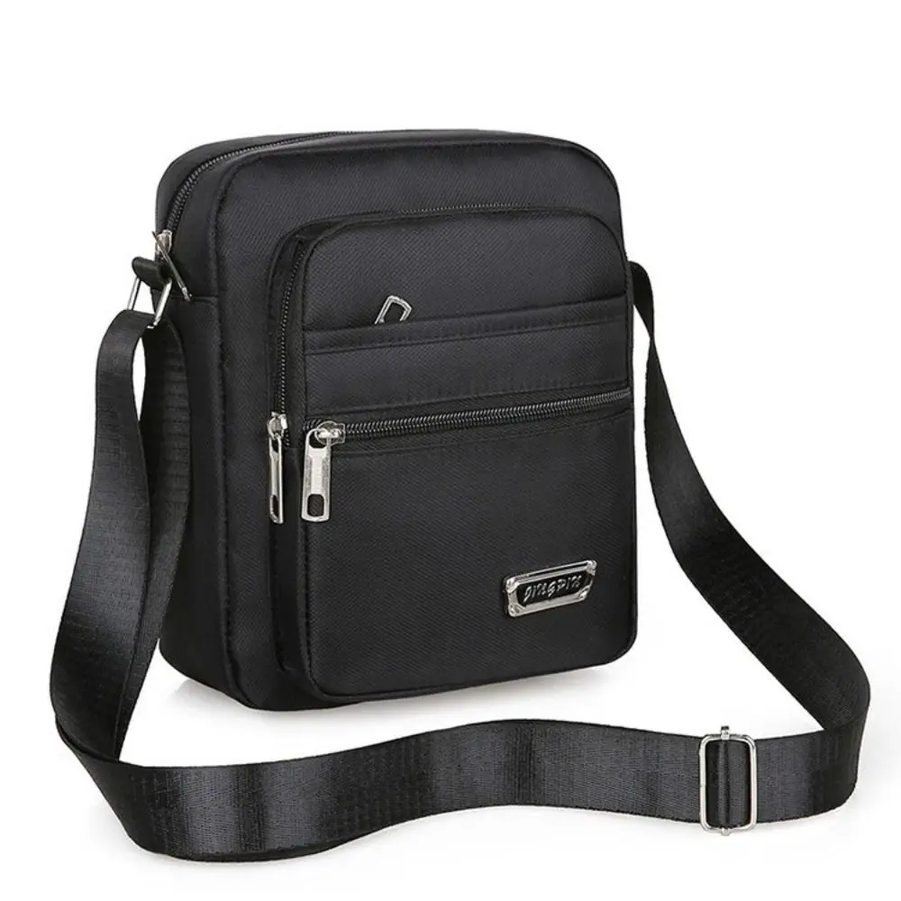 Bolsos cruzados para hombre, bolsos de hombro de nailon para hombre, bolsos de mensajero para niño, bolsos de hombre para viaje, bolso grande informal gris a estrenar