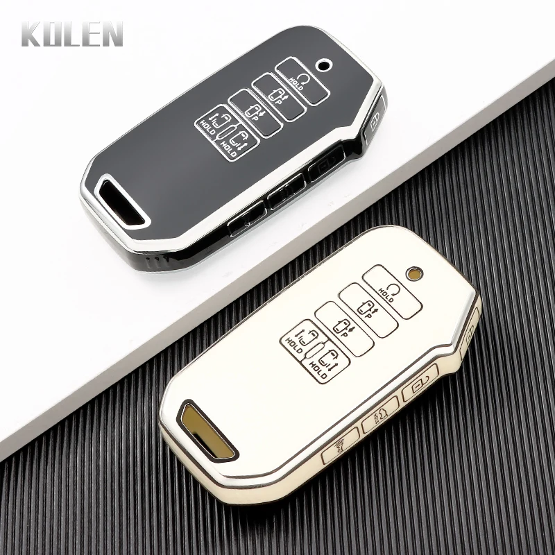 TPU Car Key Case Cover Shell Fob For KIA Sorento MQ4 K2 KX Rio Cerato Forte Picanto Stonic Carnival Niro Morning Verna Telluride