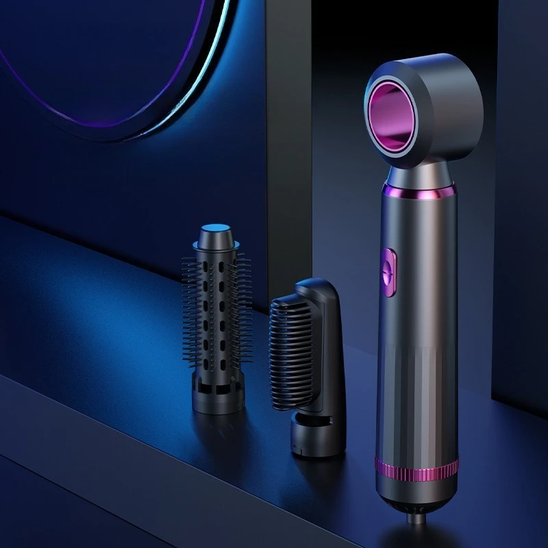 

3 in 1 Hair Dryer Hot Cold Air Styler Comb Electric Blowing Negative Ion Hair Dryer Styling Tool Auto Curling Iron Hair Dryer