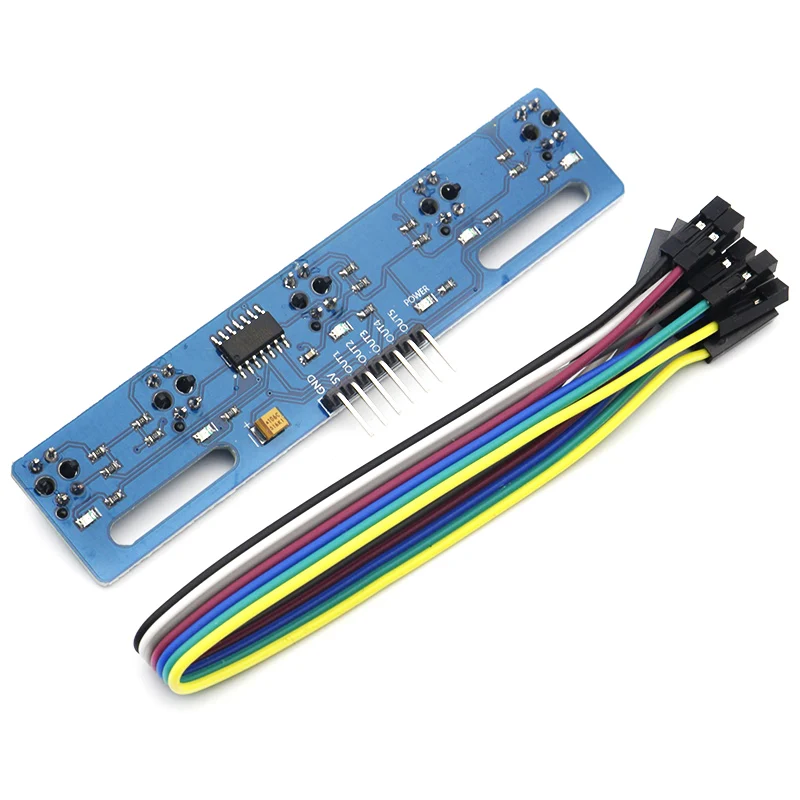 5 Channel Infrared Reflective Sensor TCRT5000 IR Photoelectric Switch Barrier Line Track Module Obstacle Avoidance Sensor