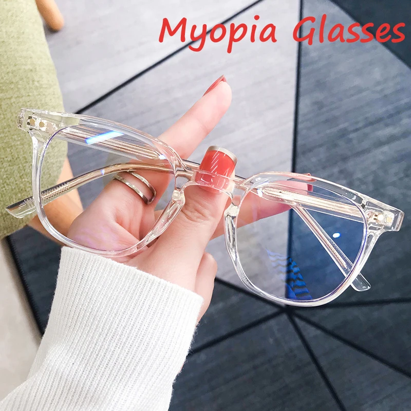 

Round Frame Myopia Glasses Classical Unisex Men Women Nearsighted Glasses Finished Optical Short Sight Eyeglasses Diopter