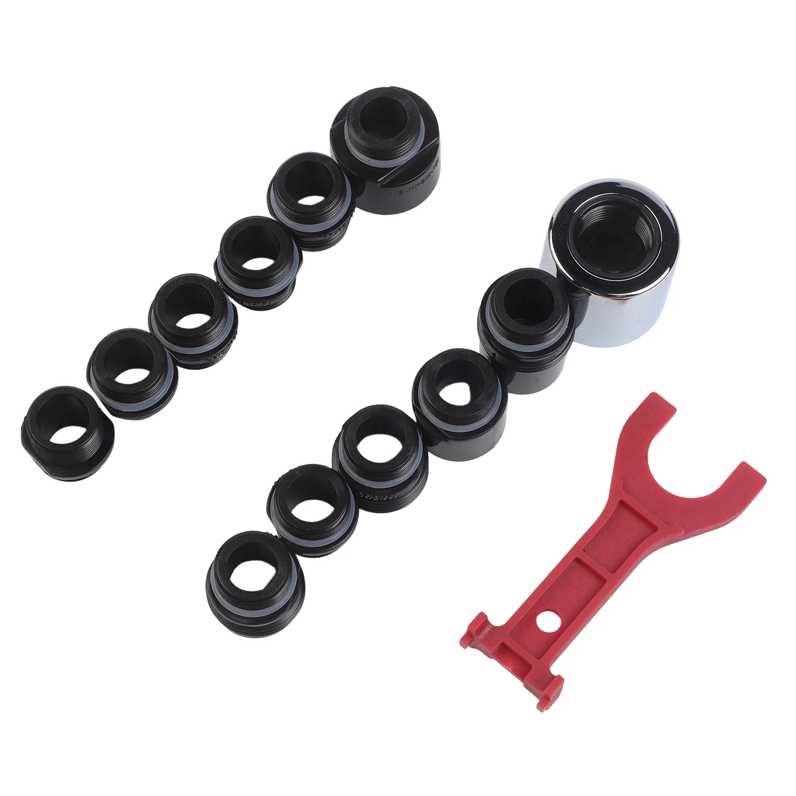 Faucet Installation Adapter Kit Faucet Head Adapter Faucet Extender As Shown ABS Plastic Material All-Purpose Compatibility
