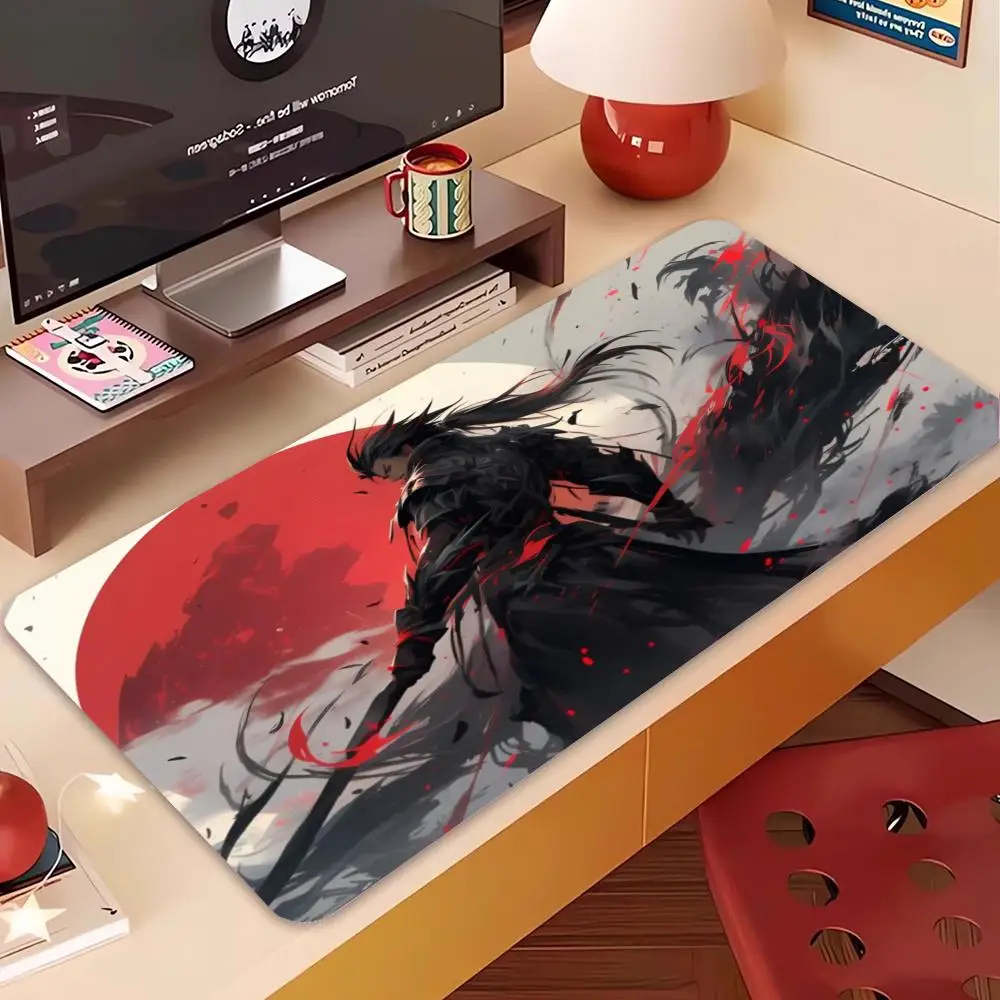

Mouse Pad Desk mat Office bedroom Warrior Bloody mat Anti-slip laptop Desktop computer mouse mat
