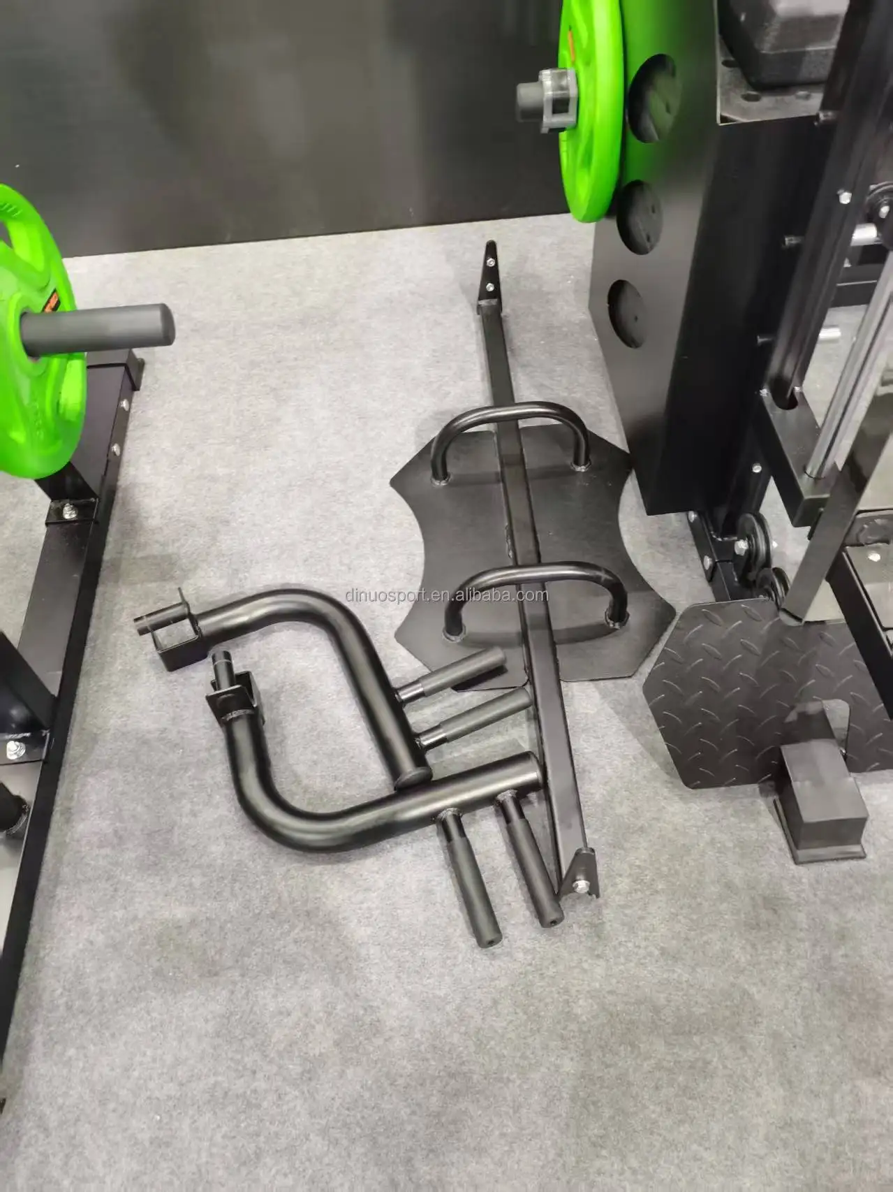 كابل سميث القرفصاء متعدد الوظائف الكل في واحد، محطة جسرية لضغط الصدر مع مكدسات وزن 70 كجم لكل جانب