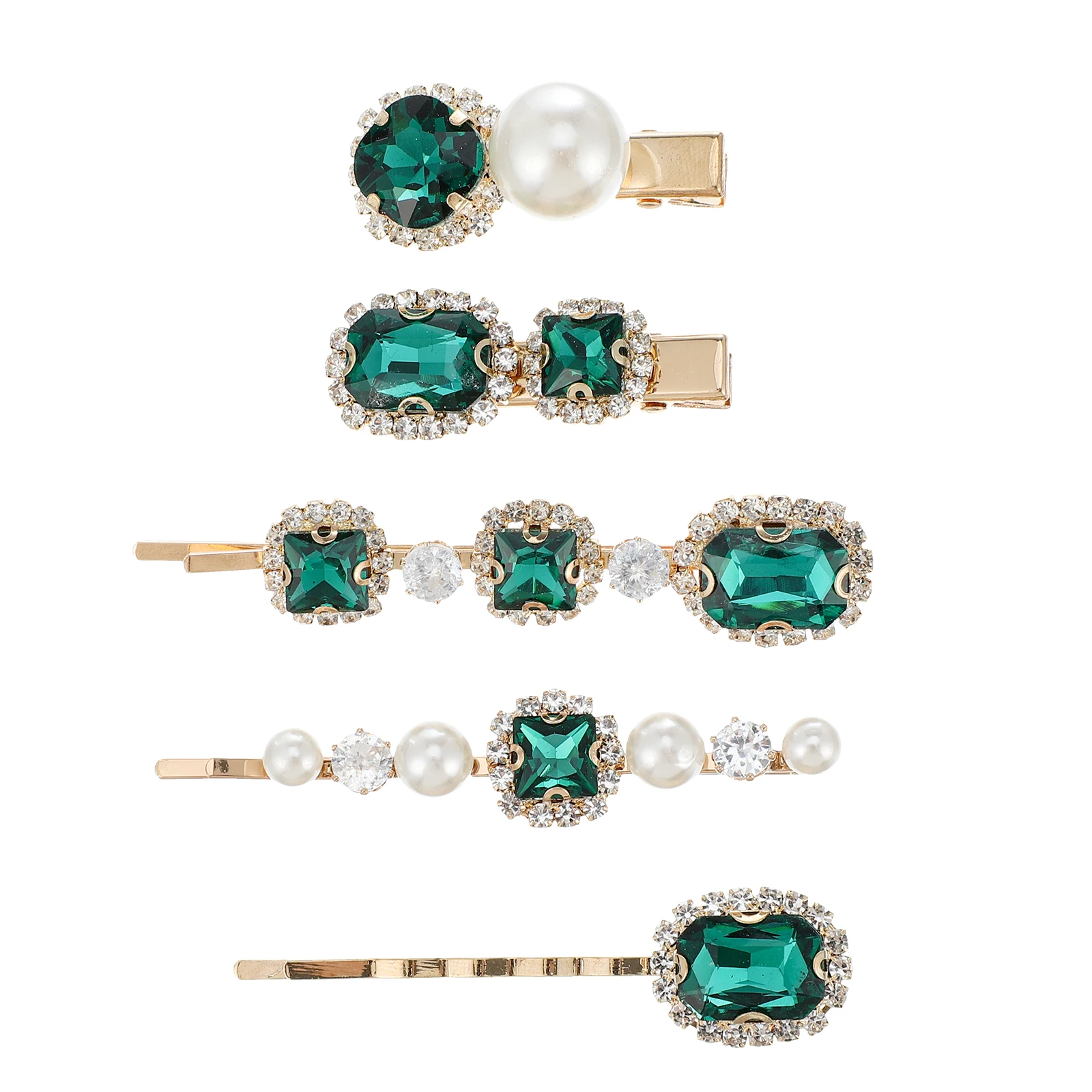 

Rhinestone Clip Green Haarspangen Damen Glitzer Girl Accessories Stylish Women Hair Barrette Hair Accessories Elegant Birthday