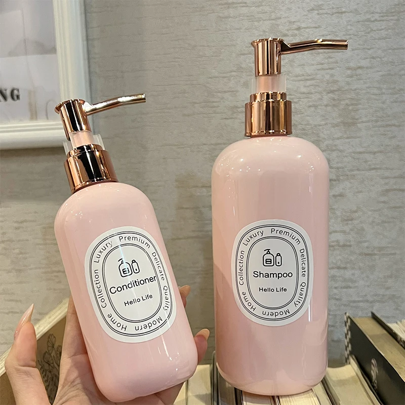 250/500 مللي حاوية توزيع الصابون إعادة الملء فارغة السائل المطهر اليد شامبو استحمام جل زجاجات مضخة الحمام المطبخ #4