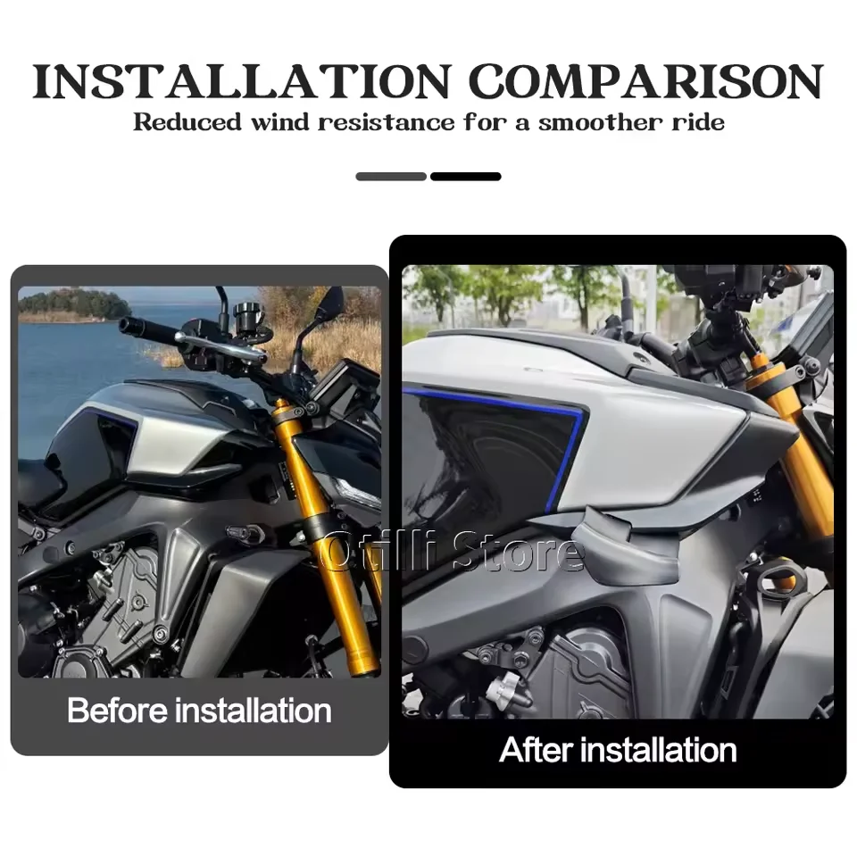 

New Side Winglet Spoiler Front Fairing Protector Fixed Wing Side Panel Guide Cover For Yamaha MT-09 SP MT09 MT 09 2024 2025 2026