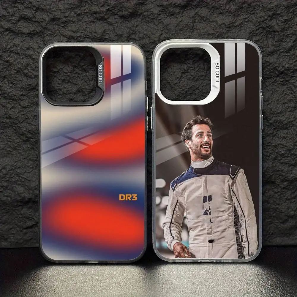 

D-Daniel Driver R-Ricciardo 3 Phone Case For iPhone 16,15,14,13,12,17,Pro,MAX Black Matte Shockproof Cover