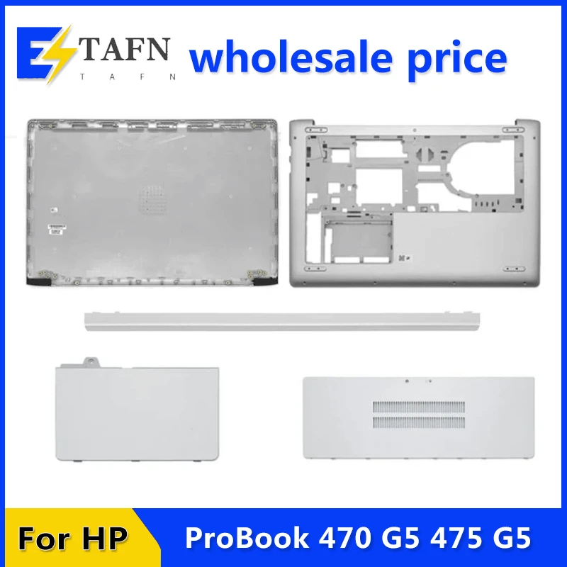 

New For ProBook 470 G5 475 G5 Series Laptop LCD Back Cover Bottom Case Door HDD Cover Memory Case Topcase Hinge Cover Silver