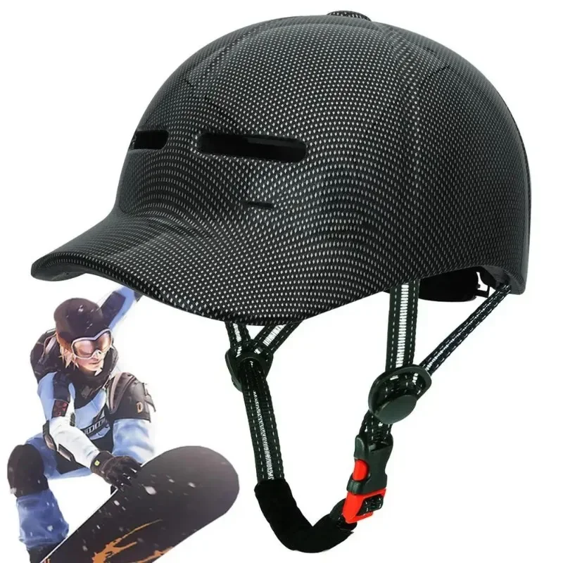 New Motorcycle Helmet Baseball Cap Style Bicycle Half Helmets Motorbike Scooter Helmet Hat Half Face Vintage Helmets Accessories