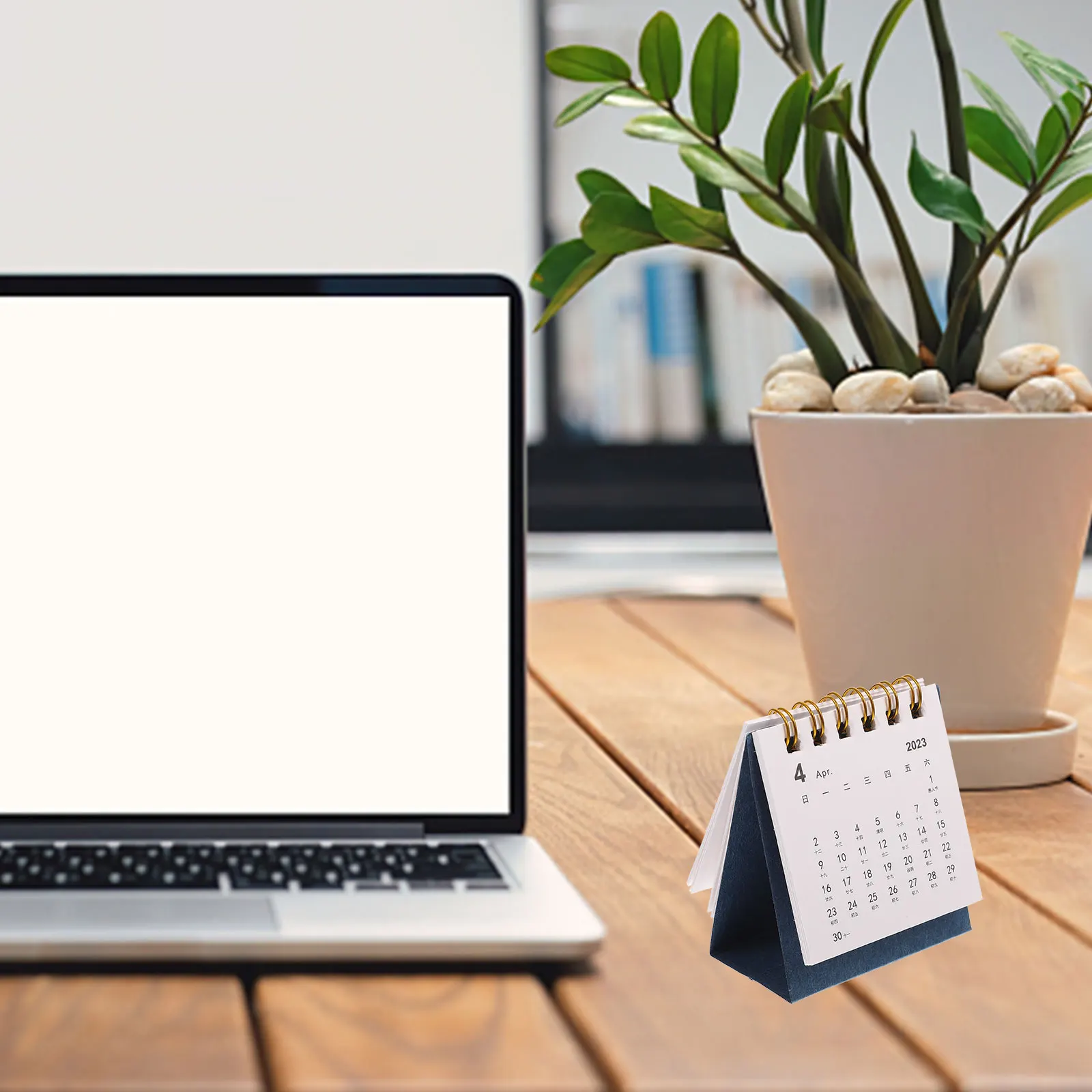 

Mini Desk Calendar Stand up Cute Desktop Small Simple Calendars Standing Flip Ministanding