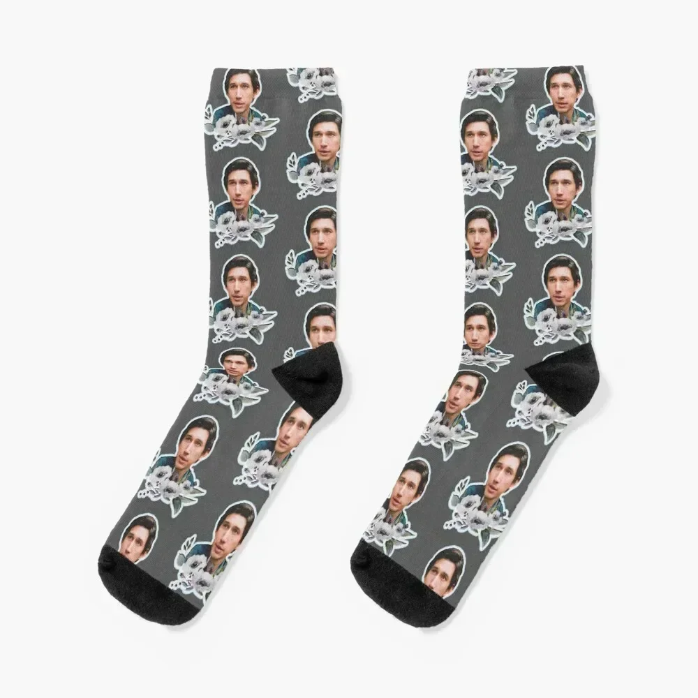 Adam Driver in Paterson With Flowers (2) Socks Lots football Mens Socks Women's