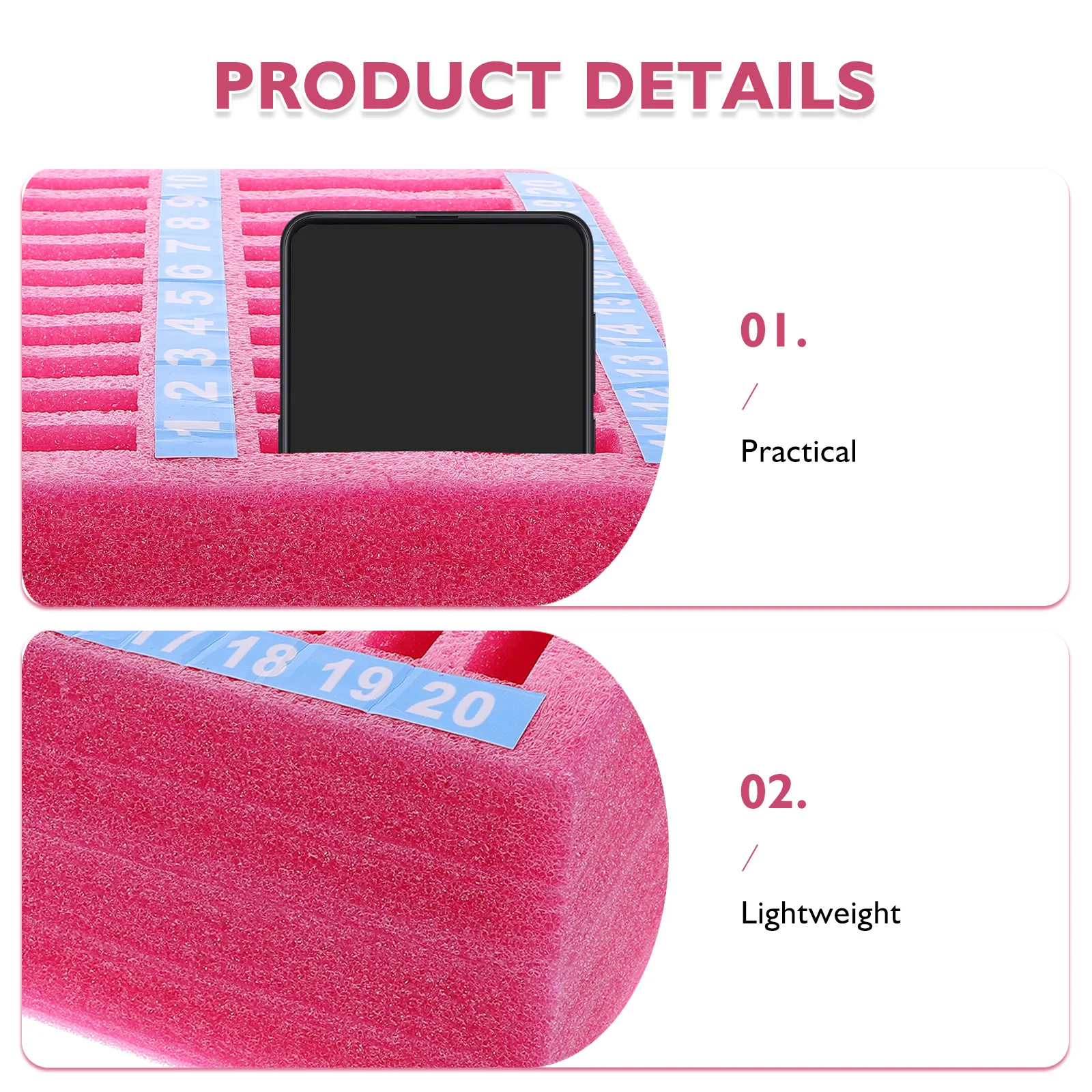 20 Grid Multi Device Stand Organizer Shockproof Phone Box Desktop Mobile Phone Storage Classroom Grid