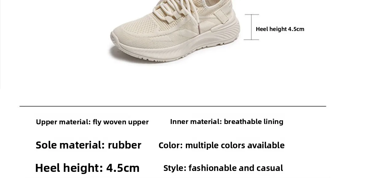 Atmungsaktive Damen-Mesh-Sneaker mit Wellensohle, dicker Plateau-Sohle, höhenverstellbar, leicht, zum Schnüren, für den Alltag, zum Gehen, Sport, Freizeit. – Detail 6