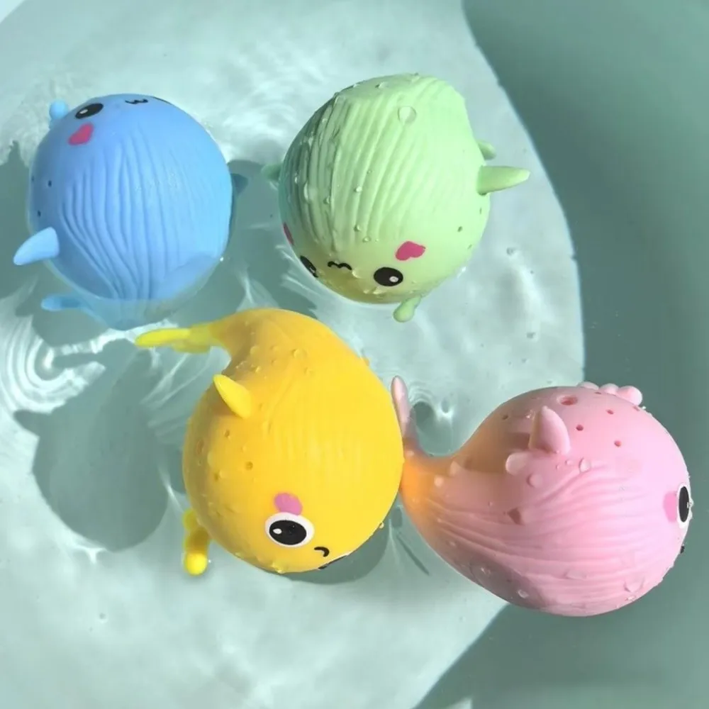 Play Water Sponge Absorbent Bath Squeezing Whale Water Absorbing Whale Squeezing Squishy Squeezing Water Swimming