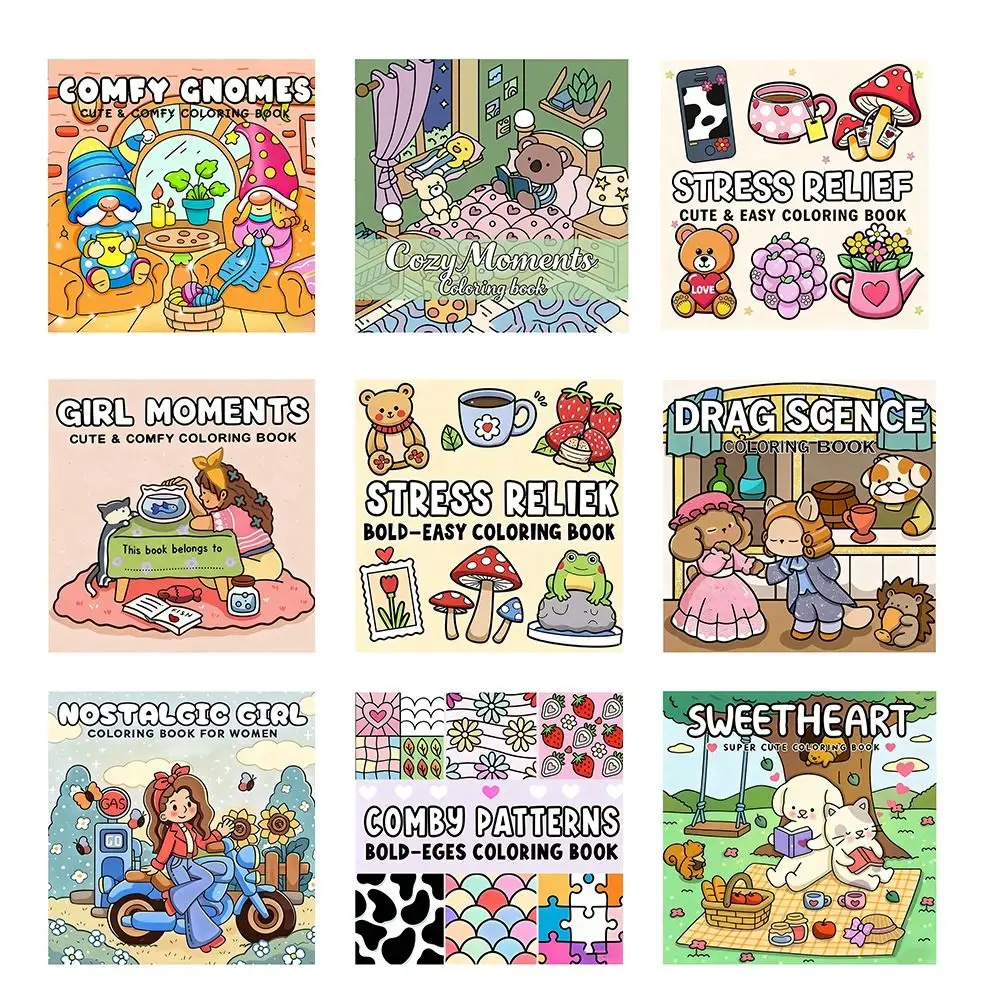 كتاب تلوين كرتوني إبداعي، كتاب رسومات الشعار المبتكرة التعليمية لتخفيف التوتر، كتاب رسم جرافيتي للبالغين والمراهقين