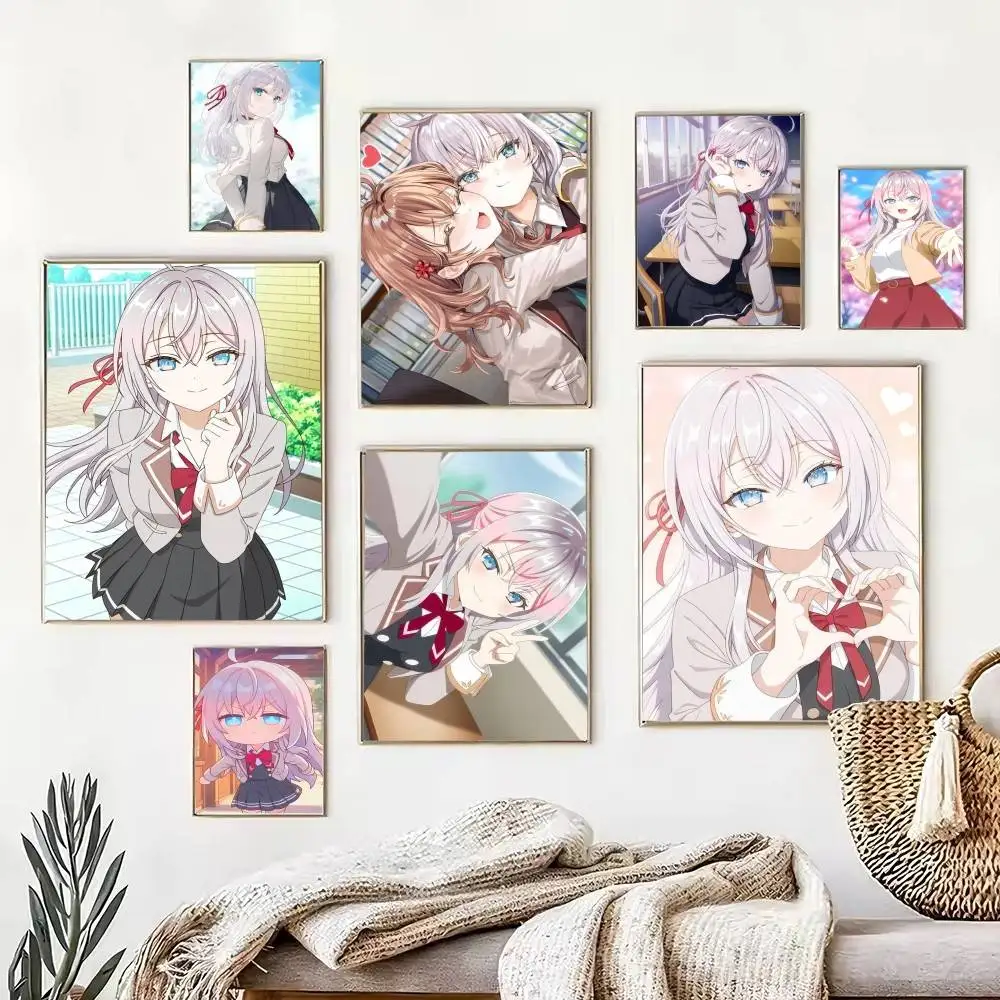 Alya Sometimes Hides Her Feelings in Russian  Poster High Quality Dorm Living Room Aesthetic Wall Decoration Painting Stickers