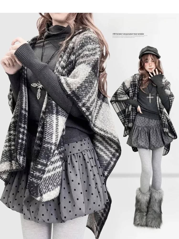 manteau-en-laine-a-col-chale-chaud-et-a-capuche-style-britannique-a-carreaux-noir-et-blanc-pour-femme-coupe-irreguliere-en-coton-collection-automne-hiver
