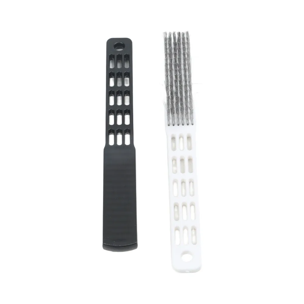Ergonomic Handle Wire Brush Set 3 Pieces for Bowling Shoes Dust Removal Improve Sliding Performance and Compact Design