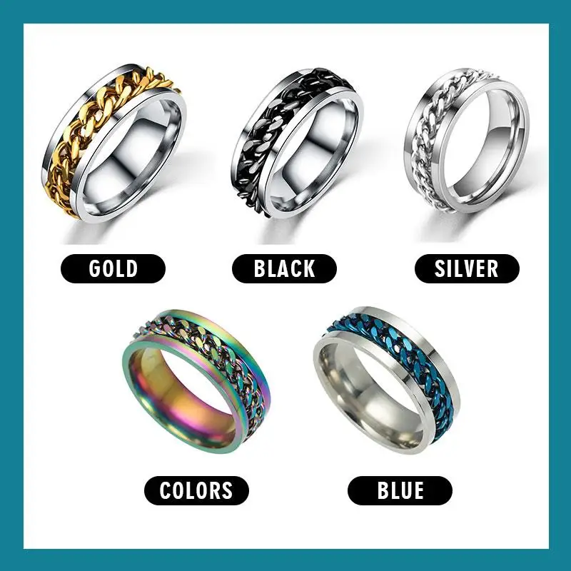 Titanium steel swivel stainless steel swivel open beer open wine chain ring cool swivel bottle opener ring