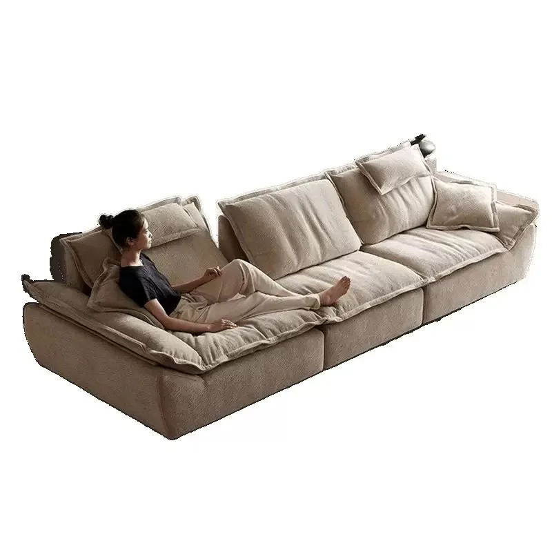 

Sofa Super Wide Sitting Depth Adjustable Backrest Chenier Sofa