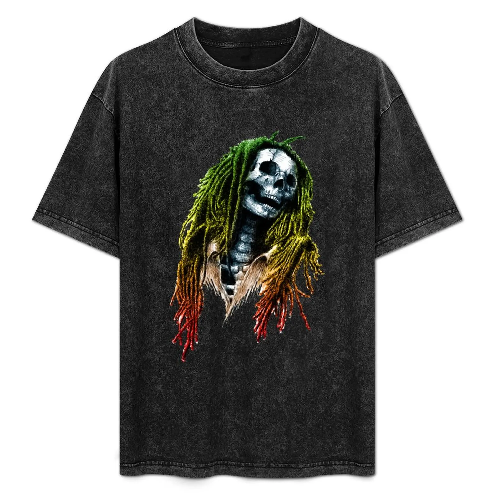 Bob Marley Skull T-Shirt oversized new edition mens t shirt graphic