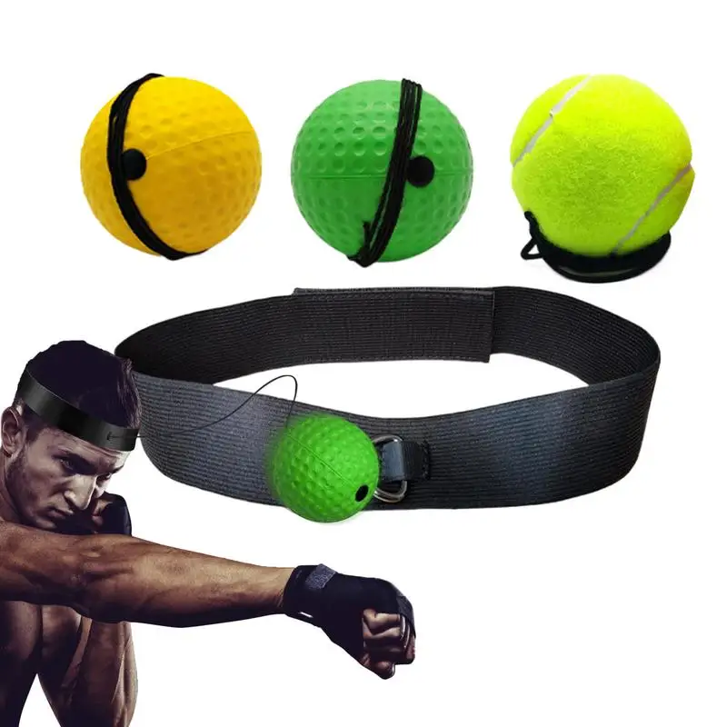 Boxing Speed Ball Head-mounted Punch Ball MMA SandaTraining Hand Eye Reaction Home Sandbag Fitness Boxing Equipment