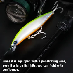 Señuelo flotante TSURINOYA Inshore Minnow STINGER 125F – Lance largo