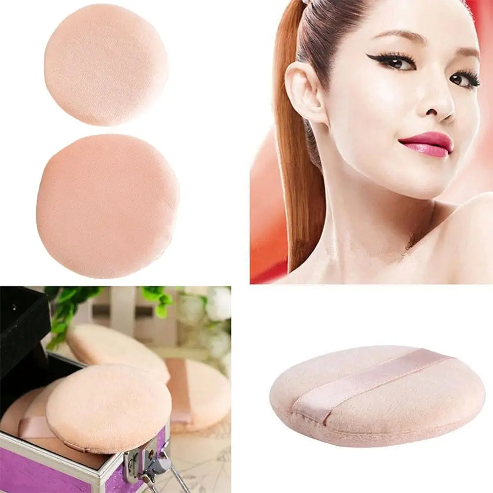 Facial Powder Foundation Puff Professional Round Shape Soft Portable Foundation Tool Sponge Makeup Beauty Cosmetic Puff H6H1