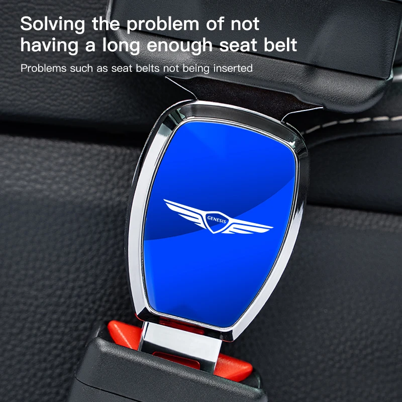 Car seatbelt buckle extender socket plug for Genesis G80 GV70 GV80 GV60 G70 Essentia Neolun G90 GV90 X automotive parts