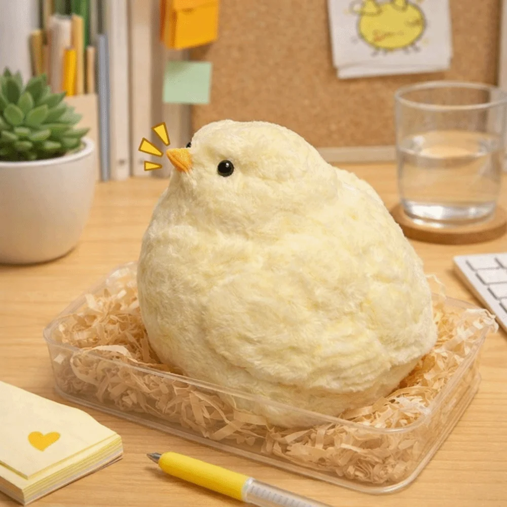 Slow rebound Chicken Squishy Toy Silicone Yellow Hen Chicks Squeezing Toy Squishy Texture Cute Design Funny Fidget Chick Toy