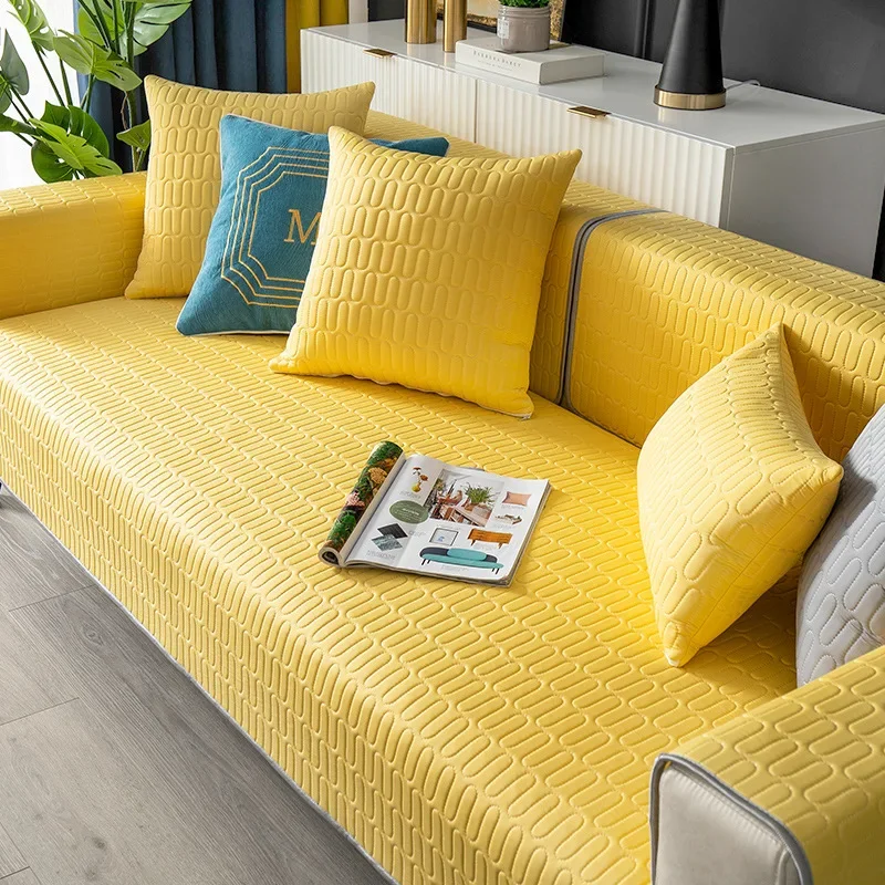 Chenille Sofa Cover Mat Universal Non-Slip Couch Slipcovers L-shaped Sofa Towel Protector Case for Living Room Home Decor