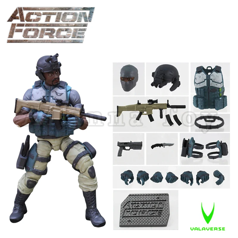 Valaverse Action Force 1/12 6inches Action Figure Wave 2 Rollout Anime Collection Model For Gift Free Shipping