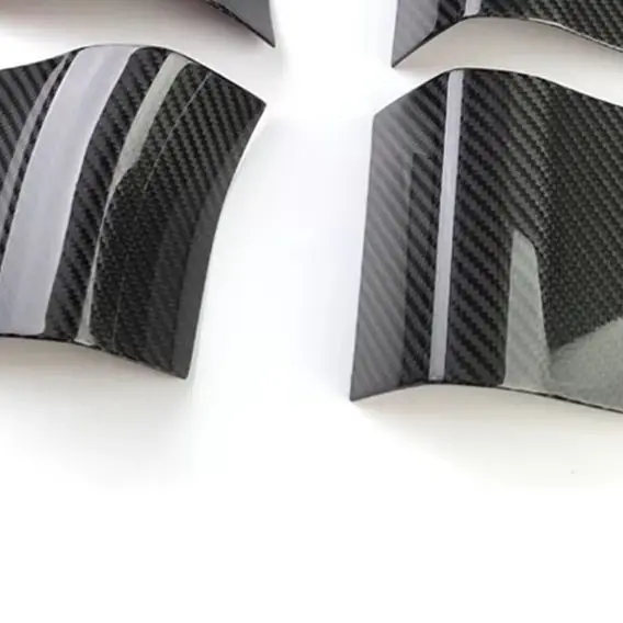 

for Ford F150 Interior Door Handle Panel Trim Carbon Fiber Texture ABS Cover Accessories for 2015-2020 Models