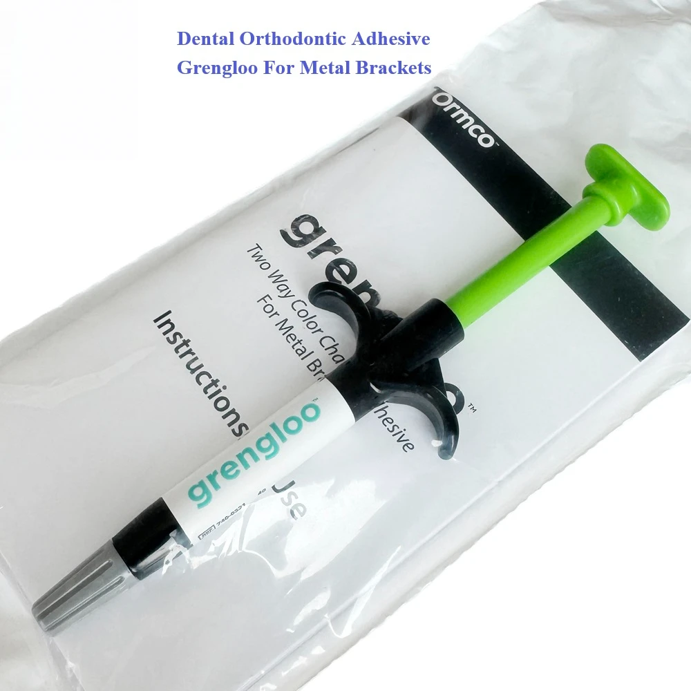 Dental Orthodontic Color Change Bonding Adhesive 4g/PC, Light Cure Ortho Bracket Glue, Discolor Orthodontic Resin for Dental Cli