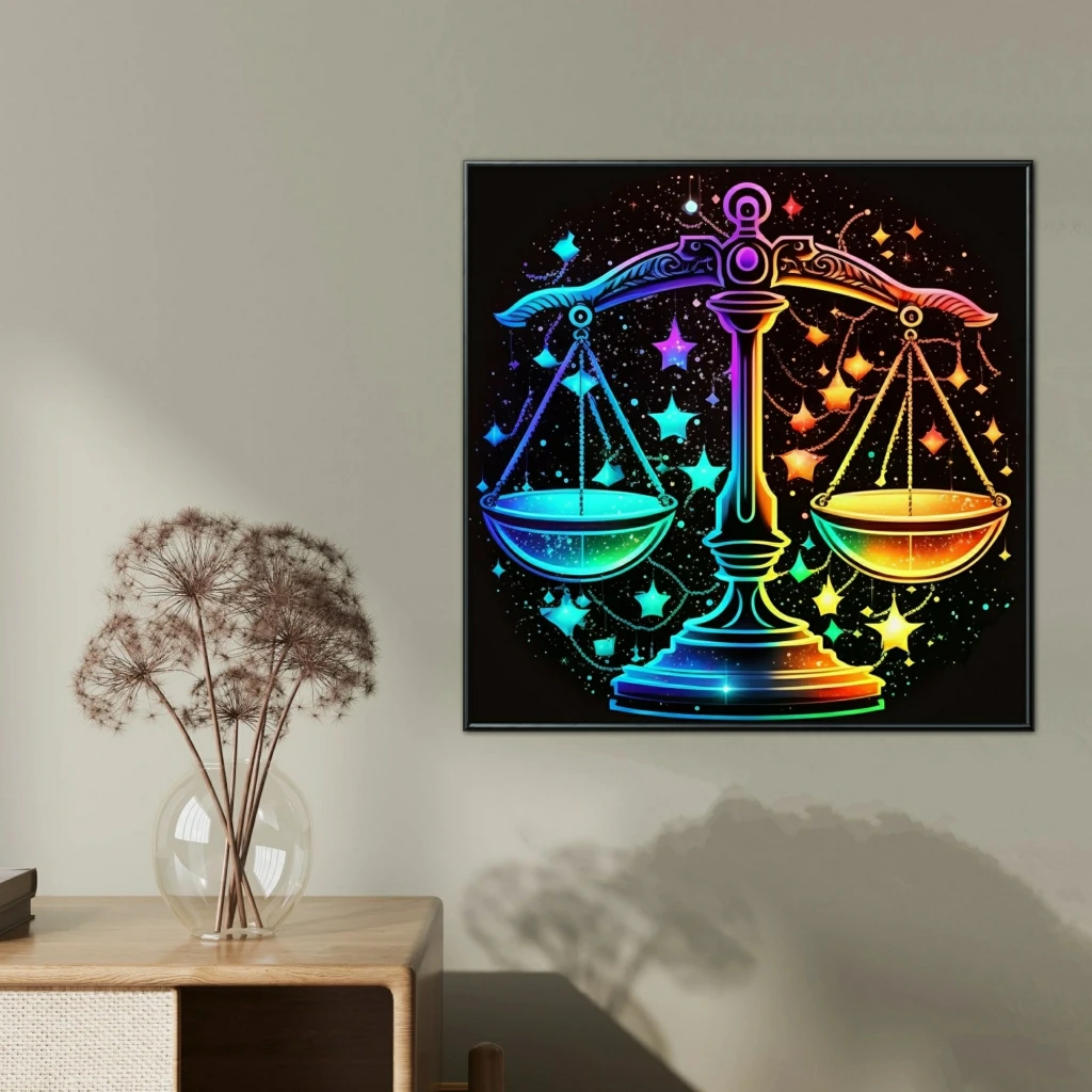 Horoscope Twelve Constellations Diamond Painting Cross Stitch Drawing Printed Element Mosaic Embroidery Home Decor 5D DIY Art