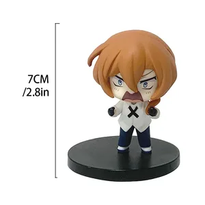 Koleksi Patung Kartun Jepang Figur Osamu Dazai Anjing Liar Bungo Baru 7cm Mainan Lucu Koleksi Mainan Lucu 6 angka anjing liar bungo penjualan terbaik - №