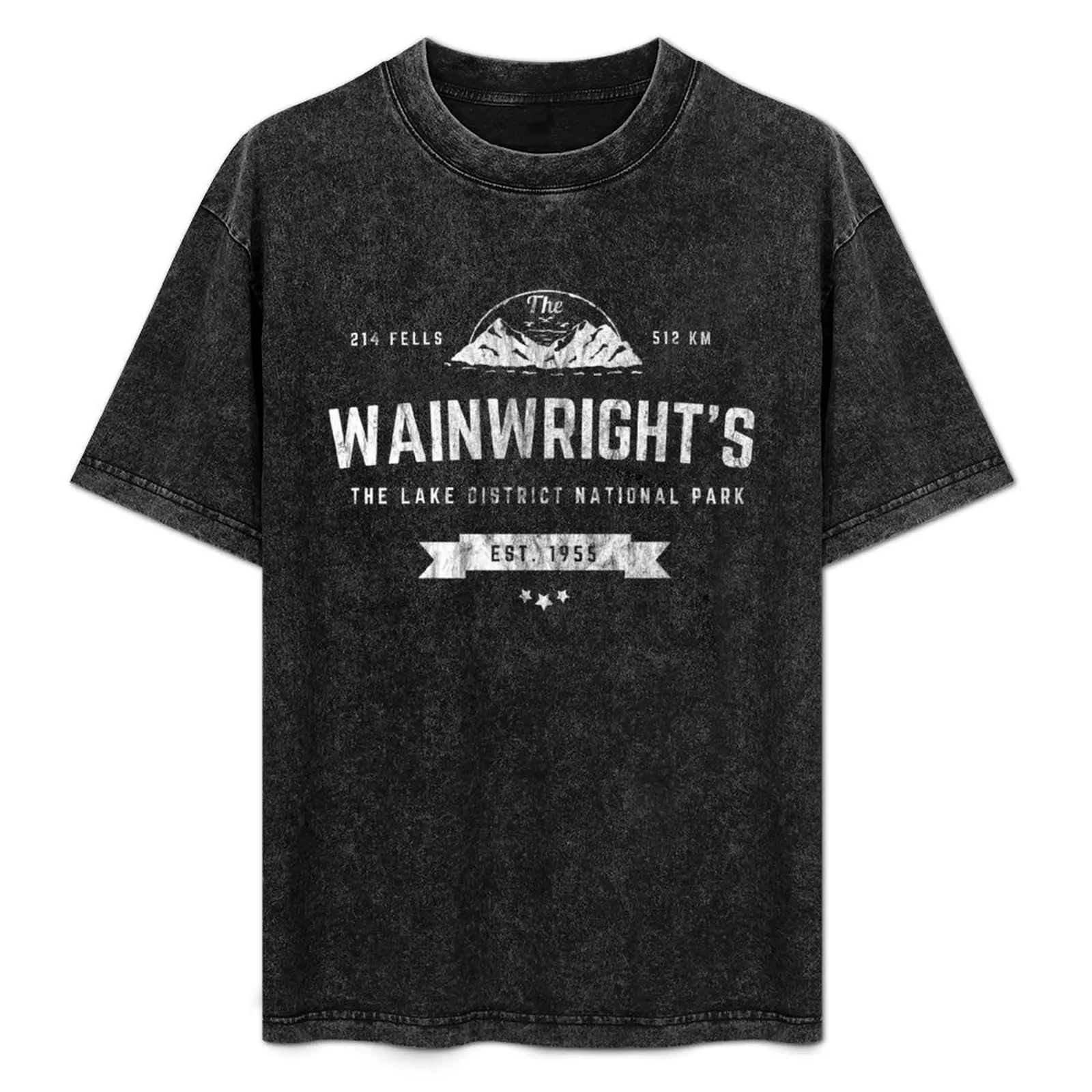 Vintage Wainwright - Lakeland Fells - 214 - Hiking T-Shirt graphic t shirts designer shirts luxury clothes men