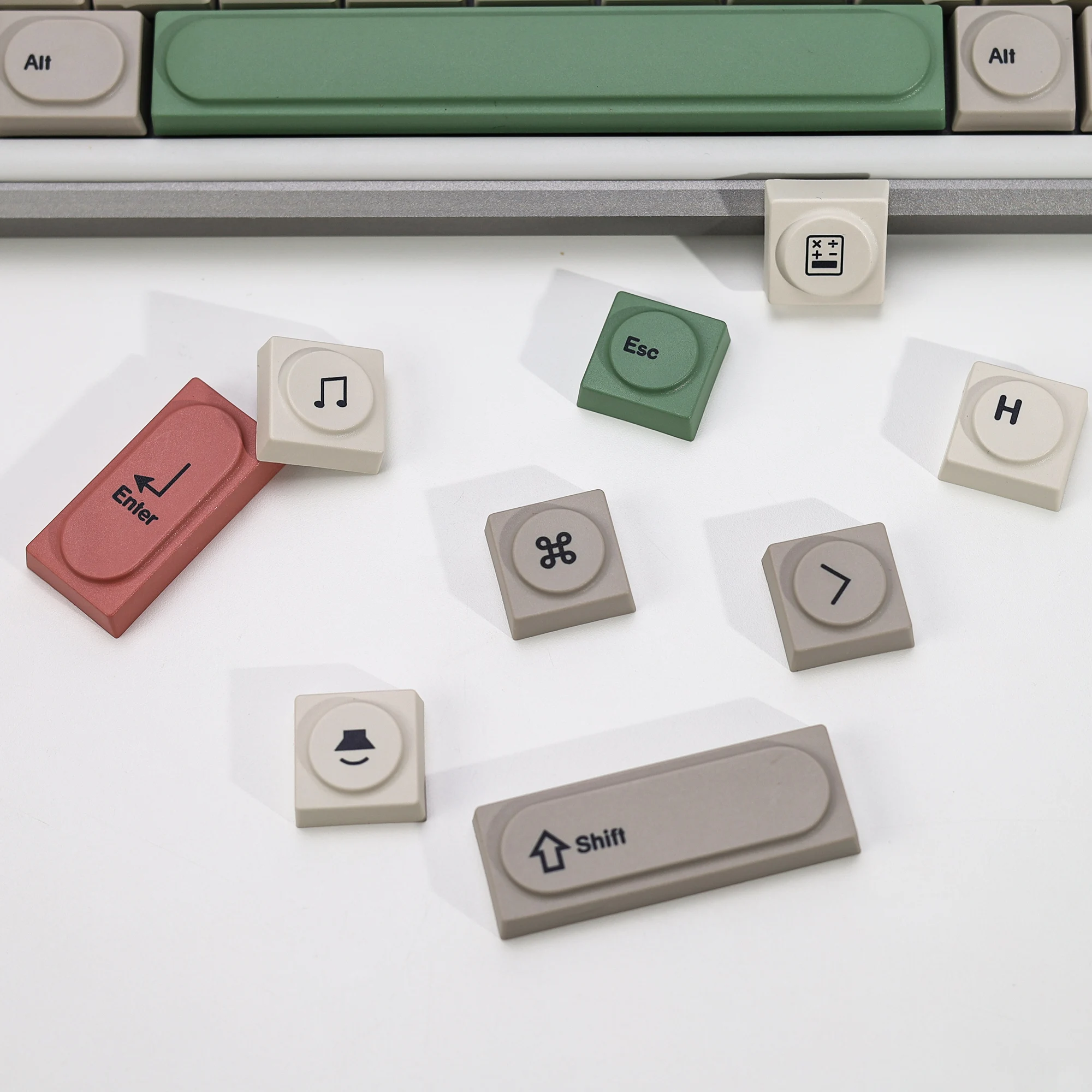 Doys Keycaps Retro GMK 9009 1353 Keycap PBT Simple For 60 DIY Gaming Low Profile Mechanical Keyboard Cherry MX Switches view 6