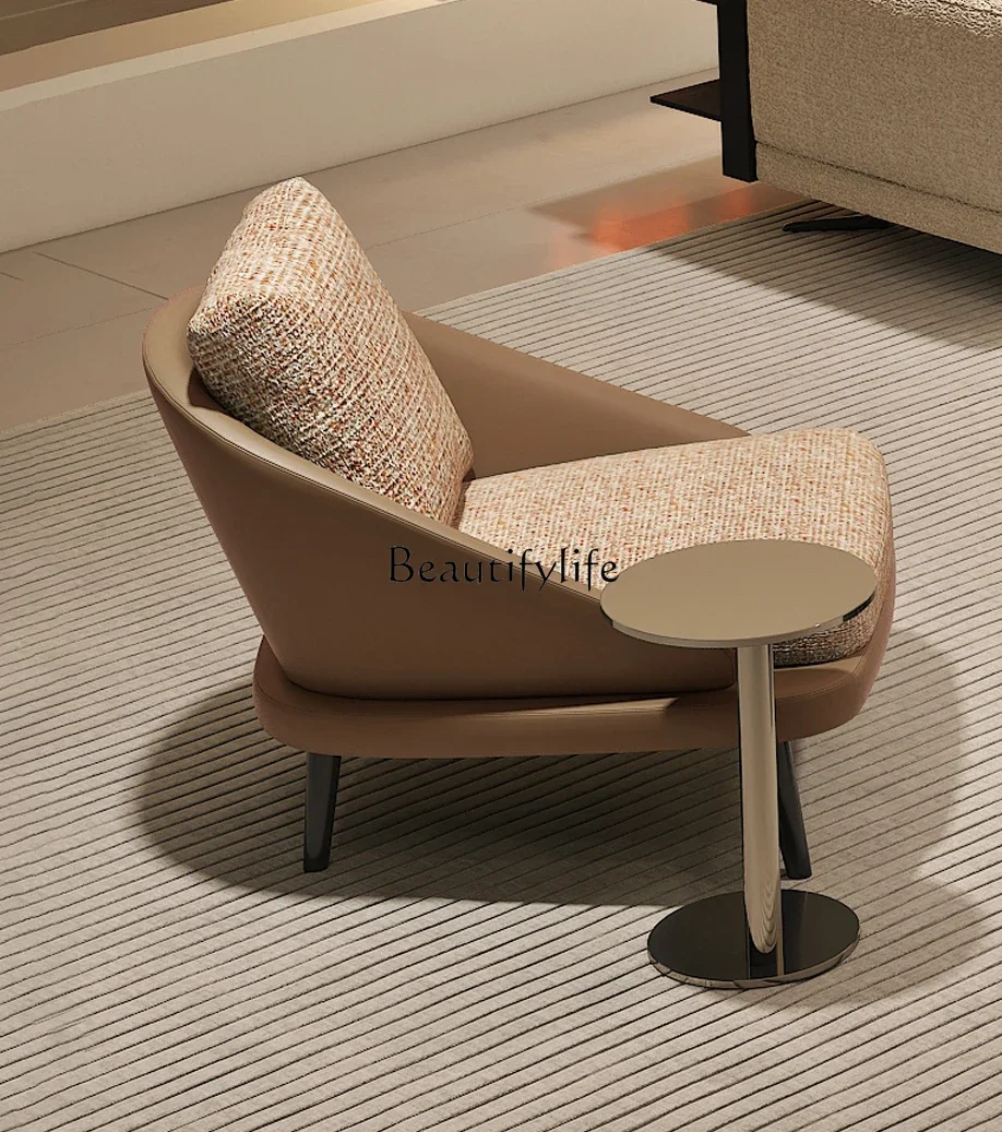 

LD33Minimalist Armchair Minimalist Modern Living Room Designer High Seat Chair