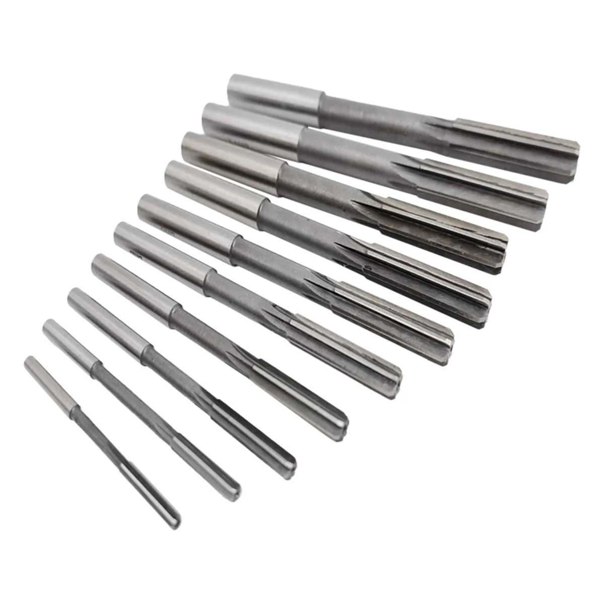 HSS Machine Reamer H8 Straight Shanks Chucking Reamer Milling Reamers 3/4/5/6/7/8/9/10mm/11mm/12mm Milling Reamers