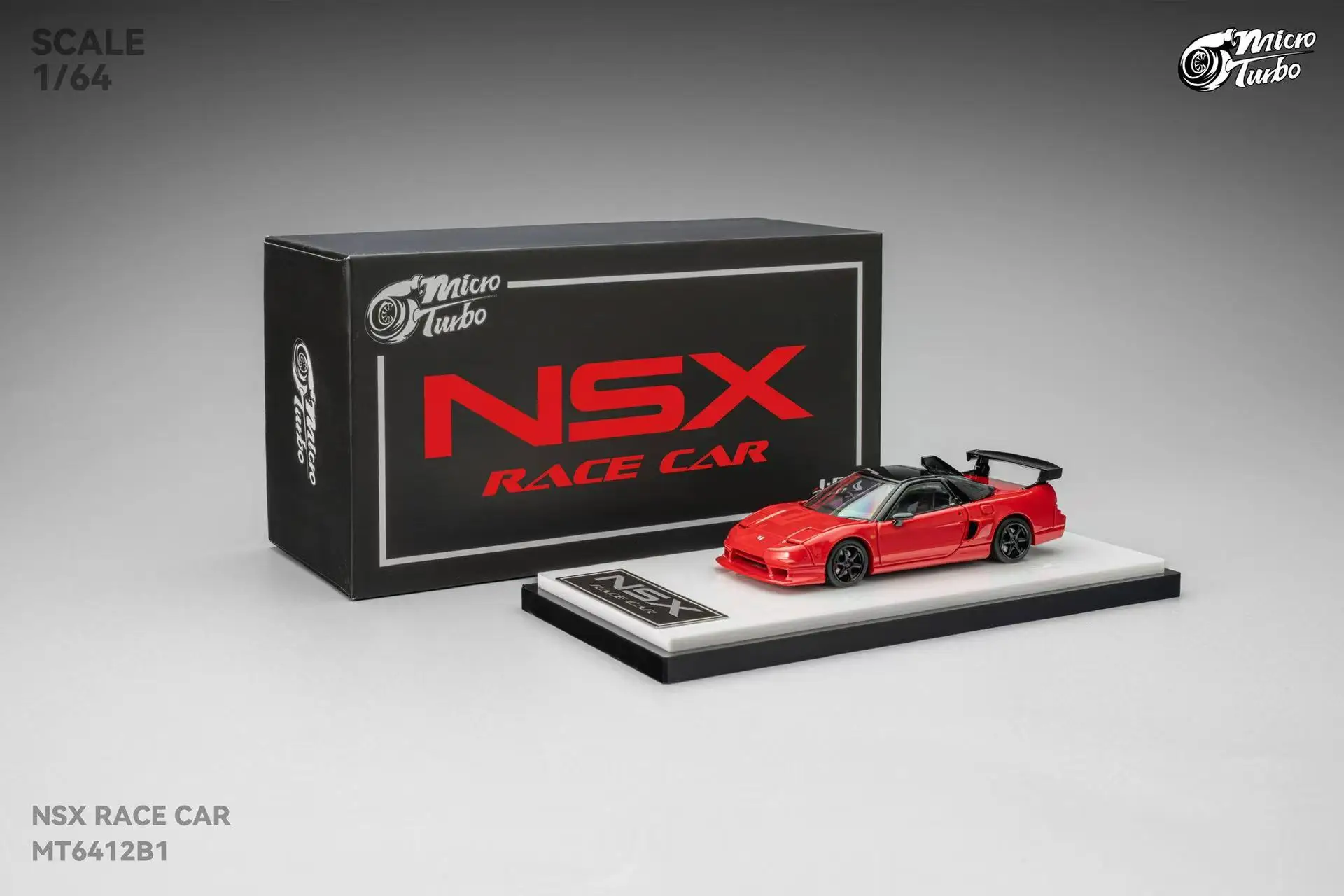 [presale]-micro-turbo-1-64-nsx-na1-race-car-metallic-red-diecast-model-car
