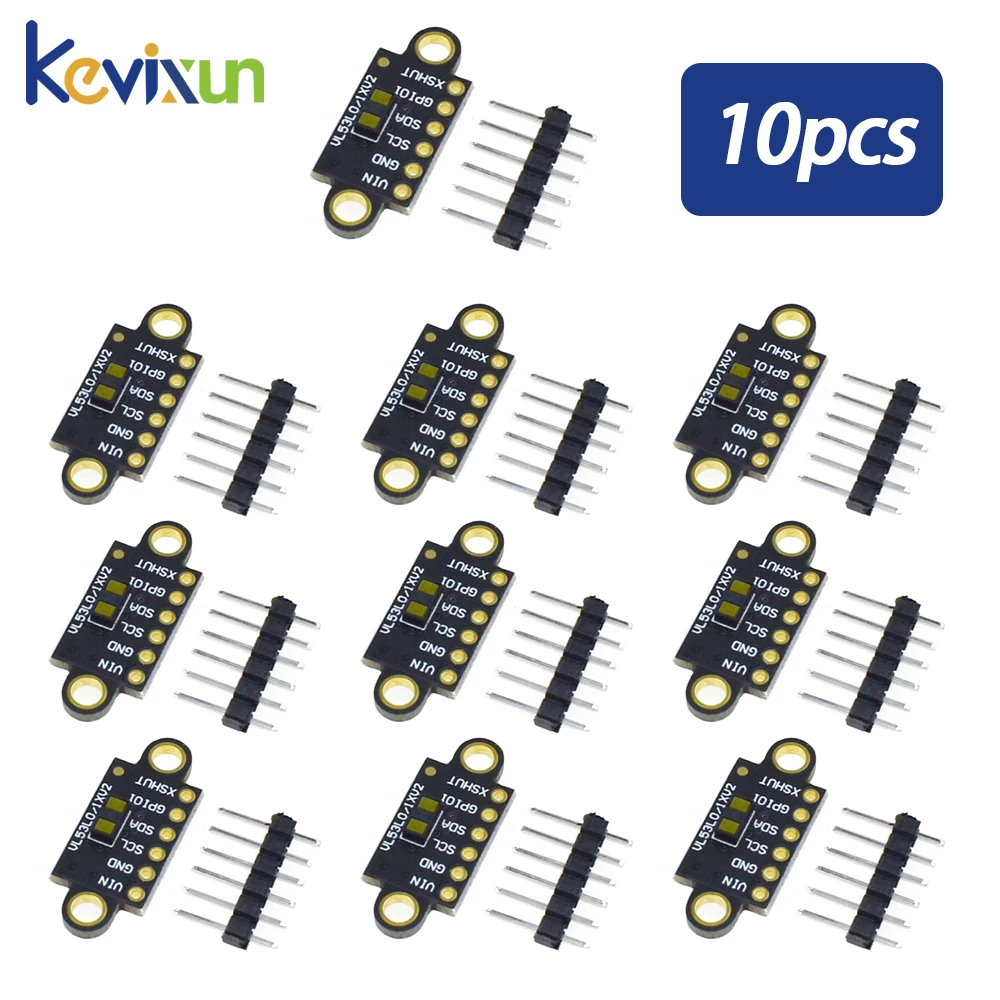 1-10pcs VL53L1X Laser Ranging Flight Time Sensor Module Distance 4m Measurement Extension Board Module