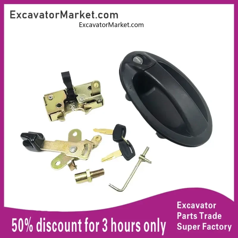 

Excavator Spare For Liugong 906C 907C 908C Old car door lock door lock of Cab Assembly Excavator Parts