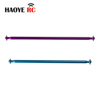 Haoye 1Pc Aluminum Alloy Dog Bone Shaft/Middle Drive Shaft/Model Car Drive Shaft Remote Control Car Modification RC Accessories